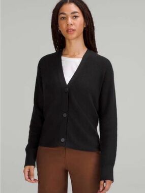 Lululemon Merino Wool Blend Cardigan Women's Sweater 6
